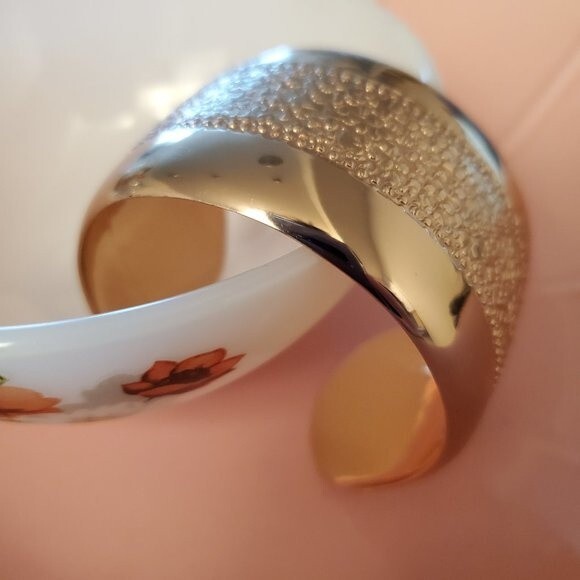 Vintage Copper Wide Cuff Bracelet - Picture 1 of 8